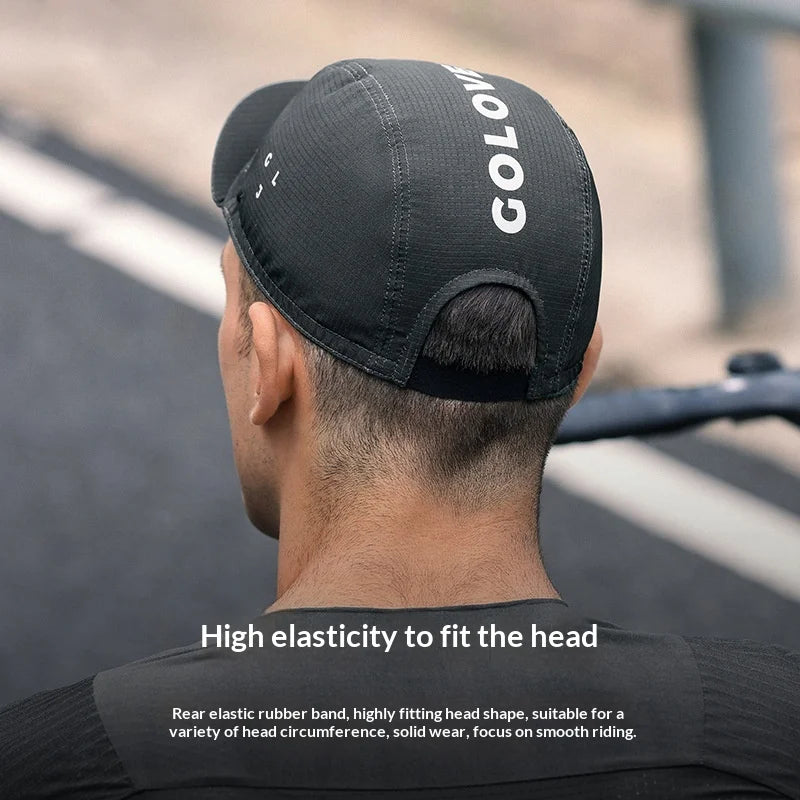 GOLOVEJOY XMZ297 Summer Cycling Cap Sweat Wicking Quick Dry Outdoor Road Bike Helmet Liner - White - 4