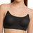 ZERILUNA Women Invisible Bra with Transparent Straps Seamless Backless Bralette for Deep V Backless Dress - Black S - 2