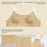 ZERILUNA Women Invisible Bra with Transparent Straps Seamless Backless Bralette for Deep V Backless Dress - Black S - 6