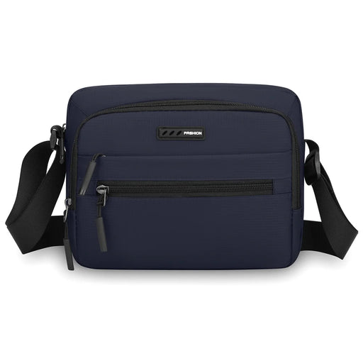 WEIXIER WD9001 Men Shoulder Bag Waterproof Oxford Fabric Lightweight Crossbody Bag for Travel - Black - 1