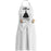 Letter Print Adjustable Apron Waterproof Oil Resistant with 2 Pockets for Kitchen Cooking - White Msr - 1