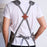 Multi-Pocket Heavy Duty Canvas Work Apron with Cross Back Straps for Woodworking BBQ Outdoor - Light Brown - 4