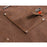 Multi-Pocket Heavy Duty Canvas Work Apron with Cross Back Straps for Woodworking BBQ Outdoor - Light Brown - 6