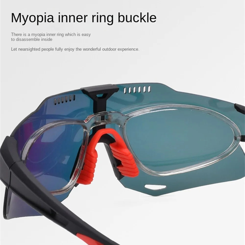 UY080 Riding Sunglasses UV400 Protection Sports Glasses Outdoor Anti-ultraviolet Bike Goggles - 04 - 2