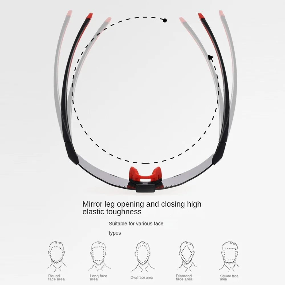 UY080 Riding Sunglasses UV400 Protection Sports Glasses Outdoor Anti-ultraviolet Bike Goggles - 04 - 6