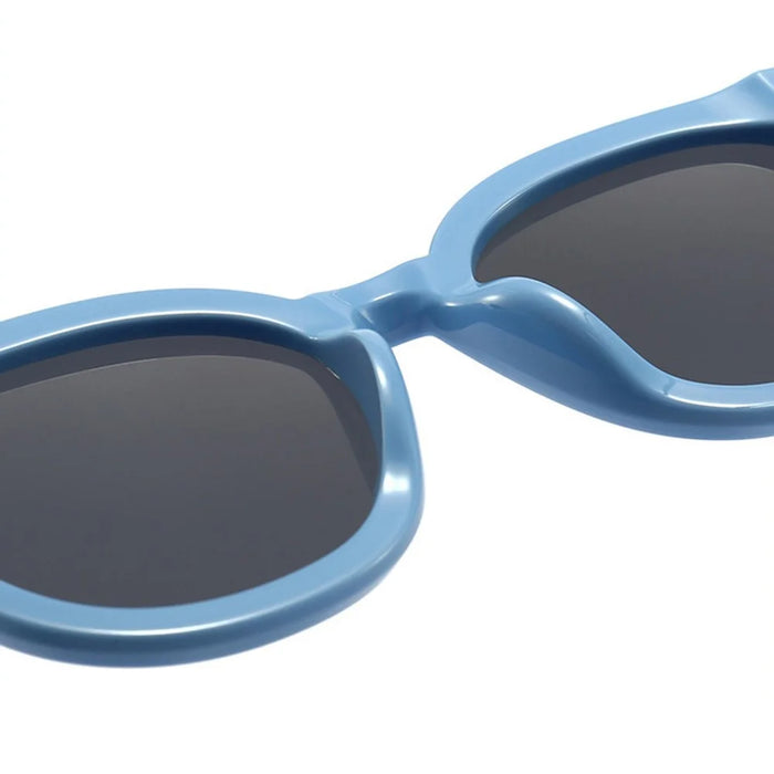 3-10 Years Kids Polarized Sunglasses Soft TPEE Frame Eyewear Sun Glasses - Blue - 2