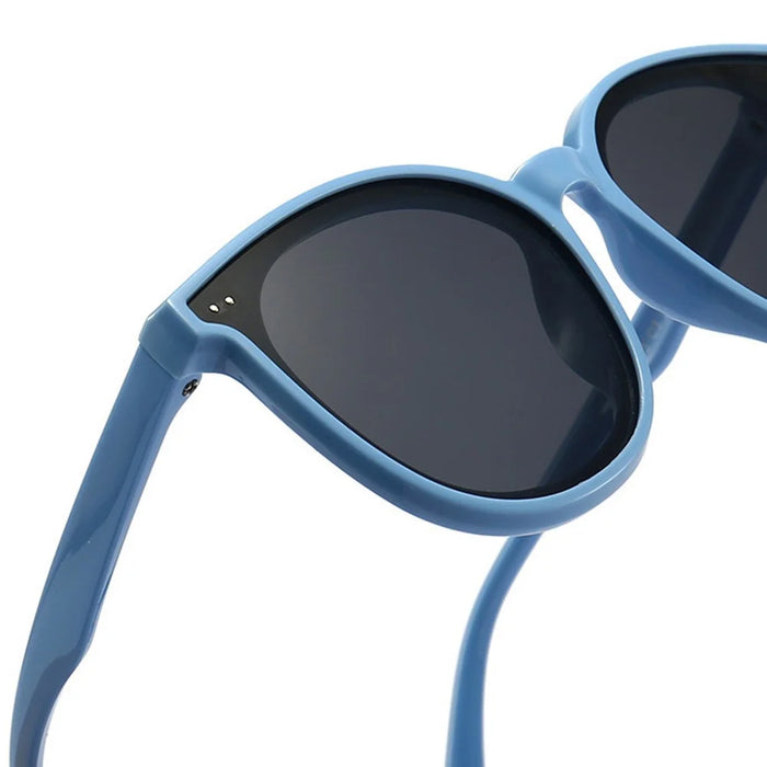 3-10 Years Kids Polarized Sunglasses Soft TPEE Frame Eyewear Sun Glasses - Blue - 3