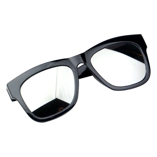Kids Sunglasses Square Goggles Protection Baby Travel Glasses for Children Age 3-10 Years - Silver Reflection - 1