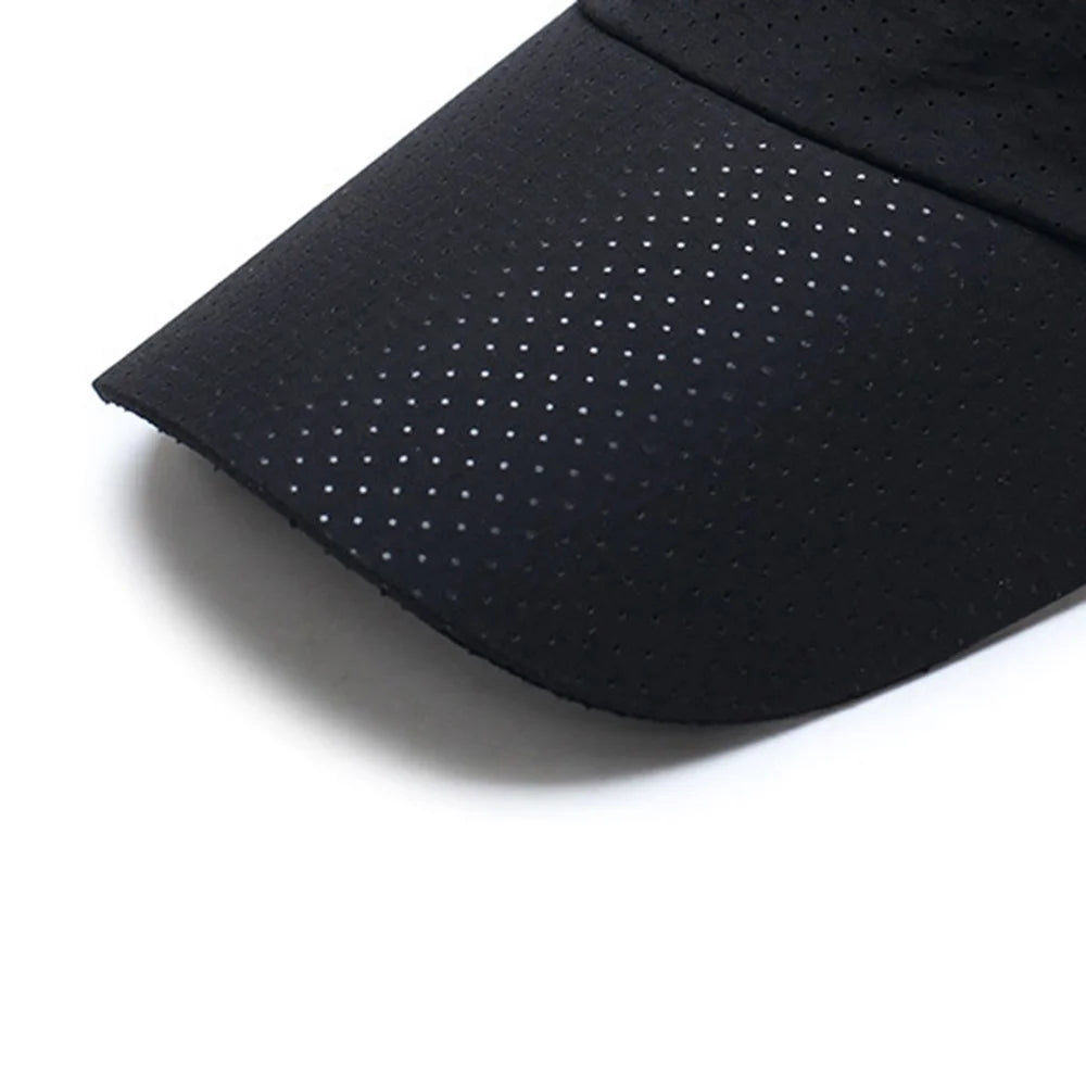 Sun Visor Hat Wide Brim Summer Sun UV Protection Beach Sport Cap Golf Tennis Quick-Drying Hat - Black - 6