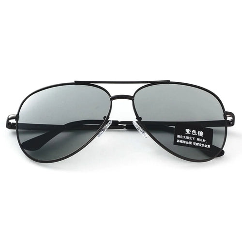 Photochromic Driving Glasses UV Protection Outdoor Sunglasses Eyewear - Black Frame, Photochromism - 1