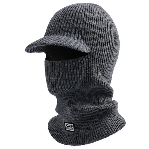 GOLOVEJOY DMZ111 Winter Outdoor Cycling Sunscreen Balaclava Cap Helmet Liner Neck Warmer Ski Hat - Dark Grey - 1