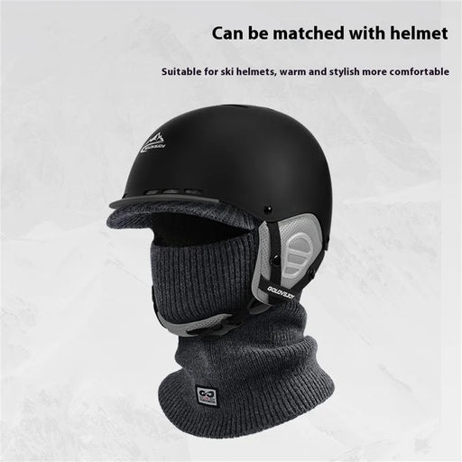 GOLOVEJOY DMZ111 Winter Outdoor Cycling Sunscreen Balaclava Cap Helmet Liner Neck Warmer Ski Hat - Dark Grey - 2