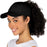 Fashion Adult Magnetic Ponytail Holder Baseball Cap Moisture Wicking Sports Sun Hat for Hiking Golf - Navy Blue - 4