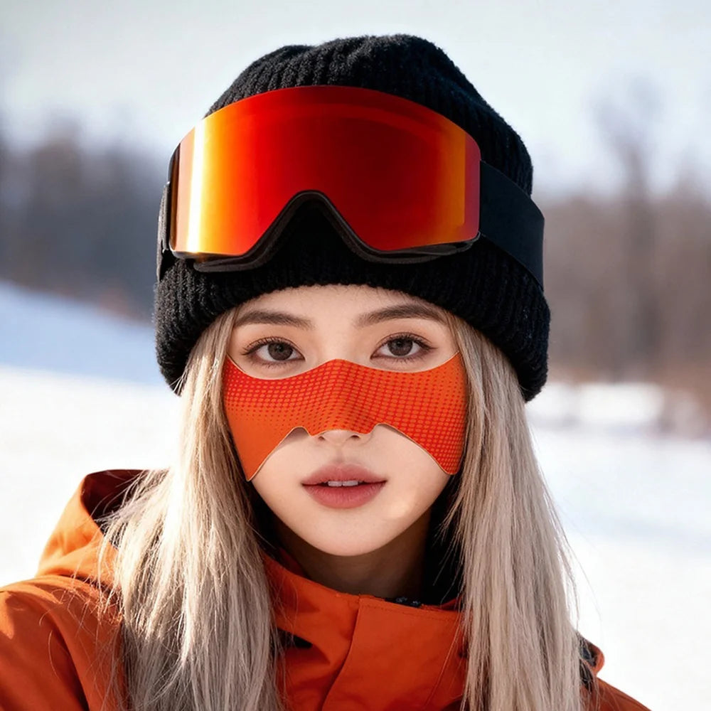 GOLOVEJOY DTJ62 Winter Ski Face Mask Breathable Hanging Ear Anti Freeze Nose Cover - Light Pink - 4