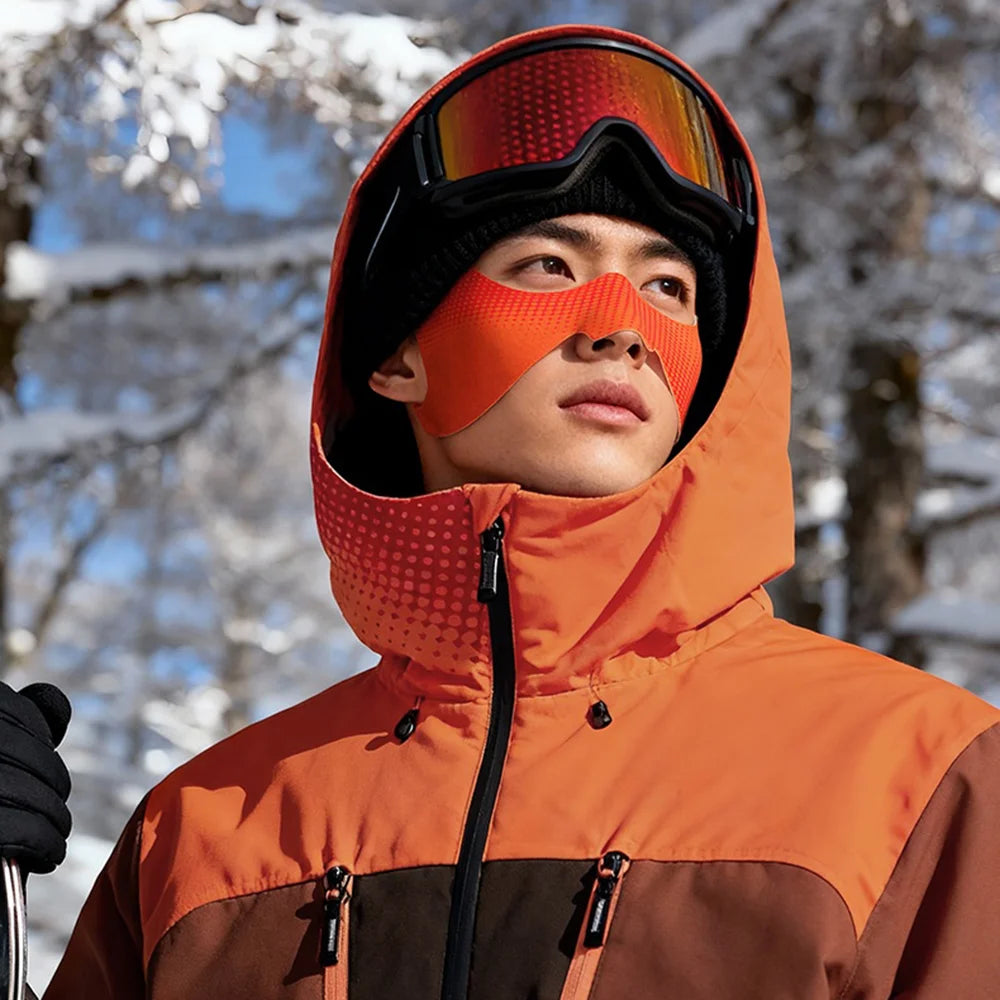 GOLOVEJOY DTJ62 Winter Ski Face Mask Breathable Hanging Ear Anti Freeze Nose Cover - Light Pink - 7