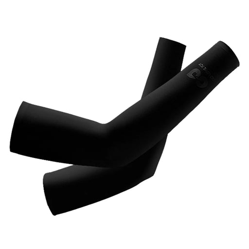 GOLOVEJOY HB45 Cooling Arm Sleeves UPF50+ Sun Protection Seamless Compression Cycling Arm Covers for Running Driving - M/Black - 1