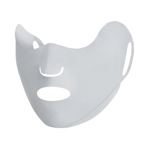 GOLOVEJOY Sun Protection Face Mask UPF50+ Breathable Ice Silk Face Cover for Golf Running - Gray - 1