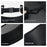 GOLOVEJOY Outdoor Summer Open Top Sun Hat Black Gel Coating Wide Brim Foldable UV Protection Cap - Black - 5