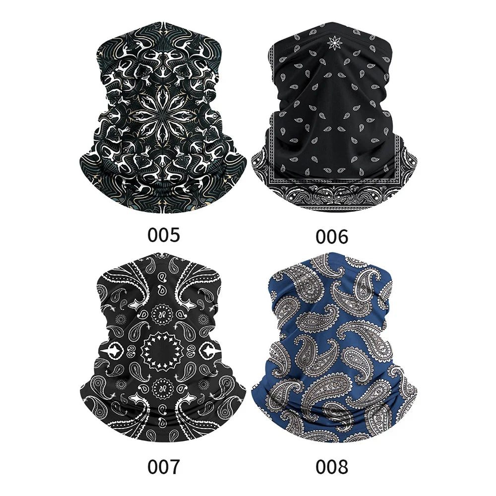 Summer Sun Protection Face Mask UPF50+ Ice Silk Breathable Quick Dry Neck Gaiter for Outdoor Sports - YGHWB/001 - 6