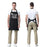 Humorous Letter Print Polyester Apron Stain Resistant Unisex for Kitchen Baking BBQ - Black - 2