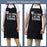 Humorous Letter Print Polyester Apron Stain Resistant Unisex for Kitchen Baking BBQ - Black - 3