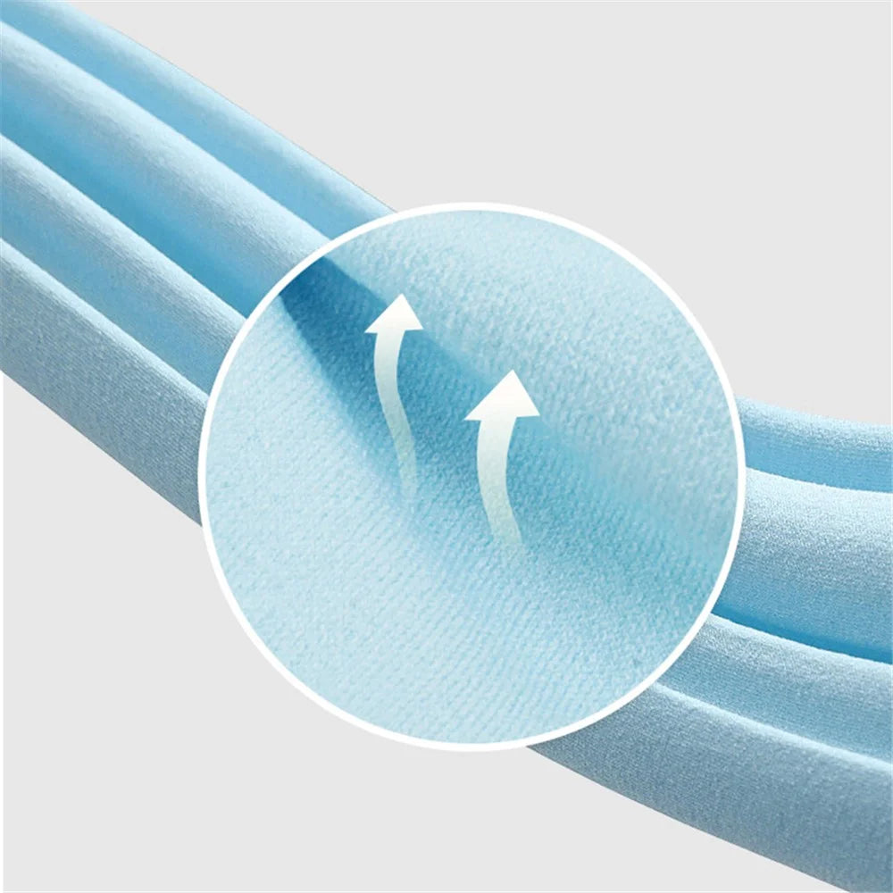 PICTET.FINO RH84 UV Protection Women Ice Silk Face Mask Neck Scarf with Adjustable Ear Loops - Baby Blue - 5