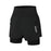 WOSAWE BF156 Women Summer Mountain Bike Shorts Quick Dry Cycling Shorts with 16mm Padded for MTB Riding - BF156/B Black | Asian M / EU S - 1