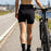 WOSAWE BF156 Women Summer Mountain Bike Shorts Quick Dry Cycling Shorts with 16mm Padded for MTB Riding - BF156/B Black | Asian M / EU S - 4