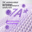 XAOMUYG M Size 35-39 Professional Ski Socks Wool Blend Compression Long Tube Winter Sports Socks for Outdoor Hiking Cycling - Purple - 5