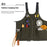 NOBANA Waterproof Polyester Camping Vest Hiking Waistcoat with Multiple Pockets, One Size - Yellow - 6