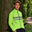 WOSAWE Reflective Cycling Jersey for Men Women Waterproof Long Sleeve Zipper Jacket - BL215/B Black|Asian L/European M - 4