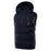 Smart Heated Winter Thermal Vest Thicken Hoodie Heating Vest for Men Women (without Power Bank), Singles Button  /  9 Heated Zone - Sapphire / L - 1