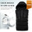 Smart Heated Winter Thermal Vest Thicken Hoodie Heating Vest for Men Women (without Power Bank), Singles Button  /  9 Heated Zone - Sapphire / L - 7