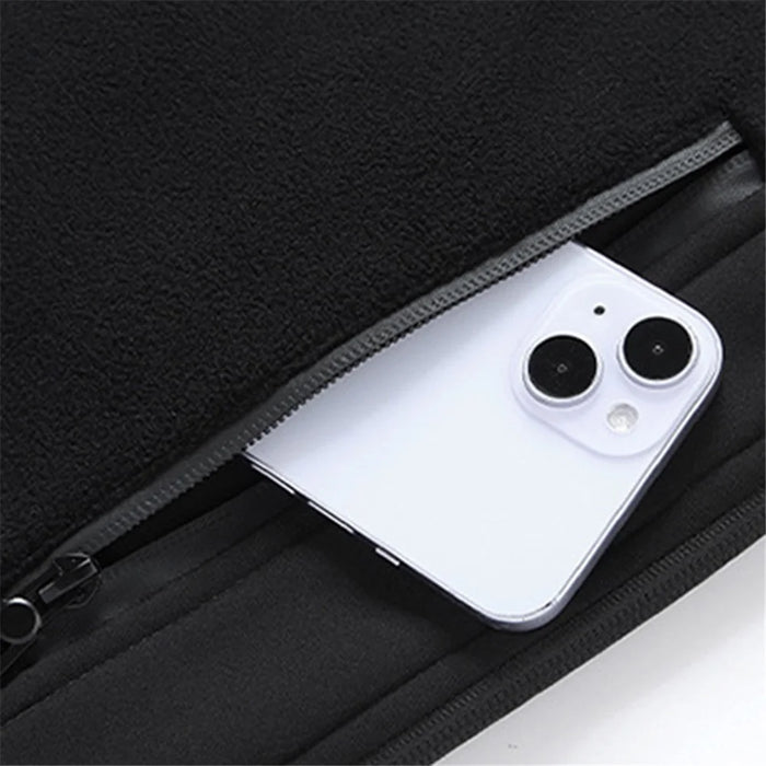 Electric Heated Winter Thermal Fleece Vest Men Women 3-Gear Heating Warm Jacket (without Power Bank), 3 Buttons / 13 Heated Zones - S / M / L - 6