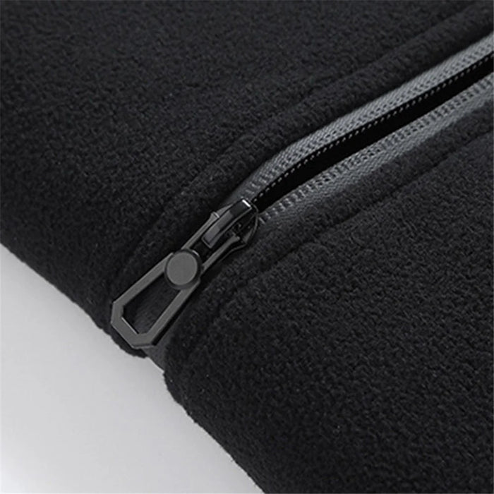 Electric Heated Winter Thermal Fleece Vest Men Women 3-Gear Heating Warm Jacket (without Power Bank), 3 Buttons / 13 Heated Zones - S / M / L - 7