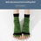 1 Pair Yoga Five Toe Separator Socks Breathable Anti Friction Bunion Corrector Mid Calf Socks, One Size - Multi-Pink - 5