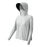 GOLOVEJOY FSY11 Lightweight Sun Protection Jacket Cooling Breathable Coat with Removable Hood Brim - Light Grey - 1