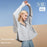 GOLOVEJOY FSY11 Lightweight Sun Protection Jacket Cooling Breathable Coat with Removable Hood Brim - Light Grey - 3
