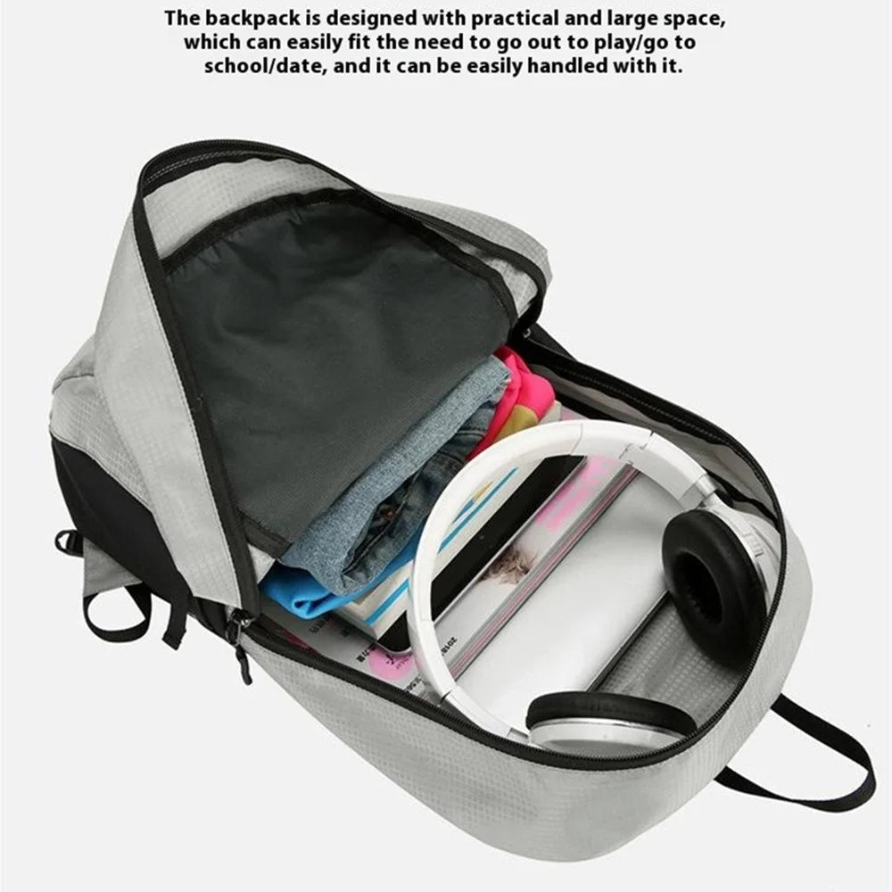VANAHEIMR 531 Foldable Outdoor Backpack Nylon Climbing Hiking Daypack - Light Grey - 5