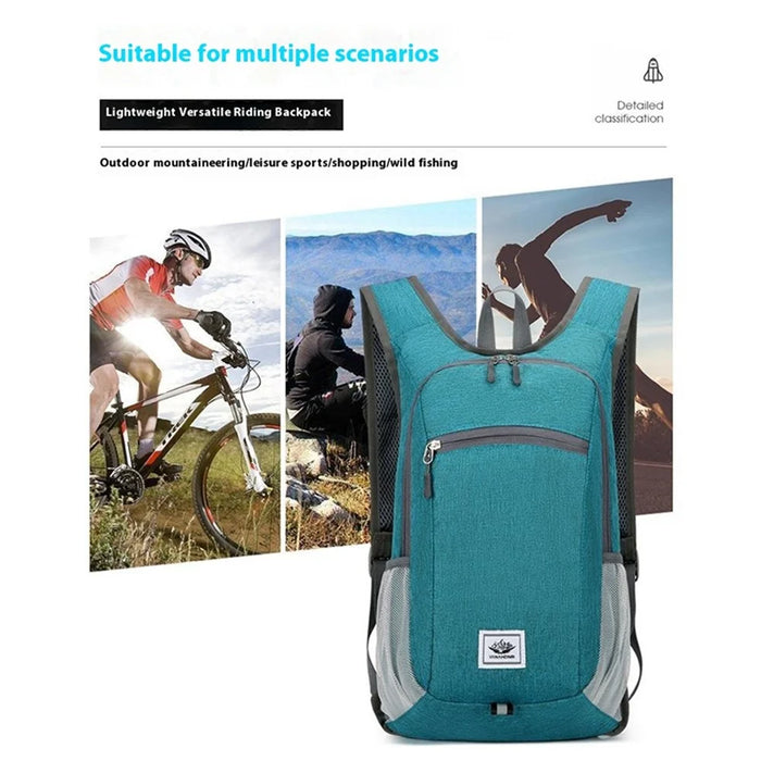 VANAHEIMR 628 Foldable Outdoor Travel Backpack Oxford Cloth Climbing Hiking Daypack - Green - 3