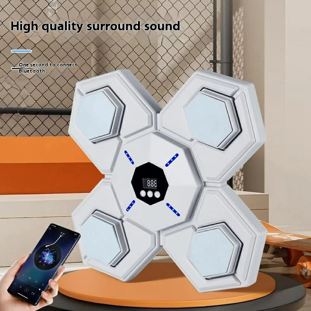 AL789275 Smart Bluetooth-compatible Music Boxing Machine Wall Mounted Boxing Target for Men Women Kids - 6
