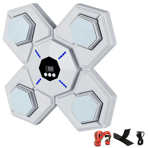 AL789275 Smart Bluetooth-compatible Music Boxing Machine Wall Mounted Boxing Target with Adults Gloves - 1
