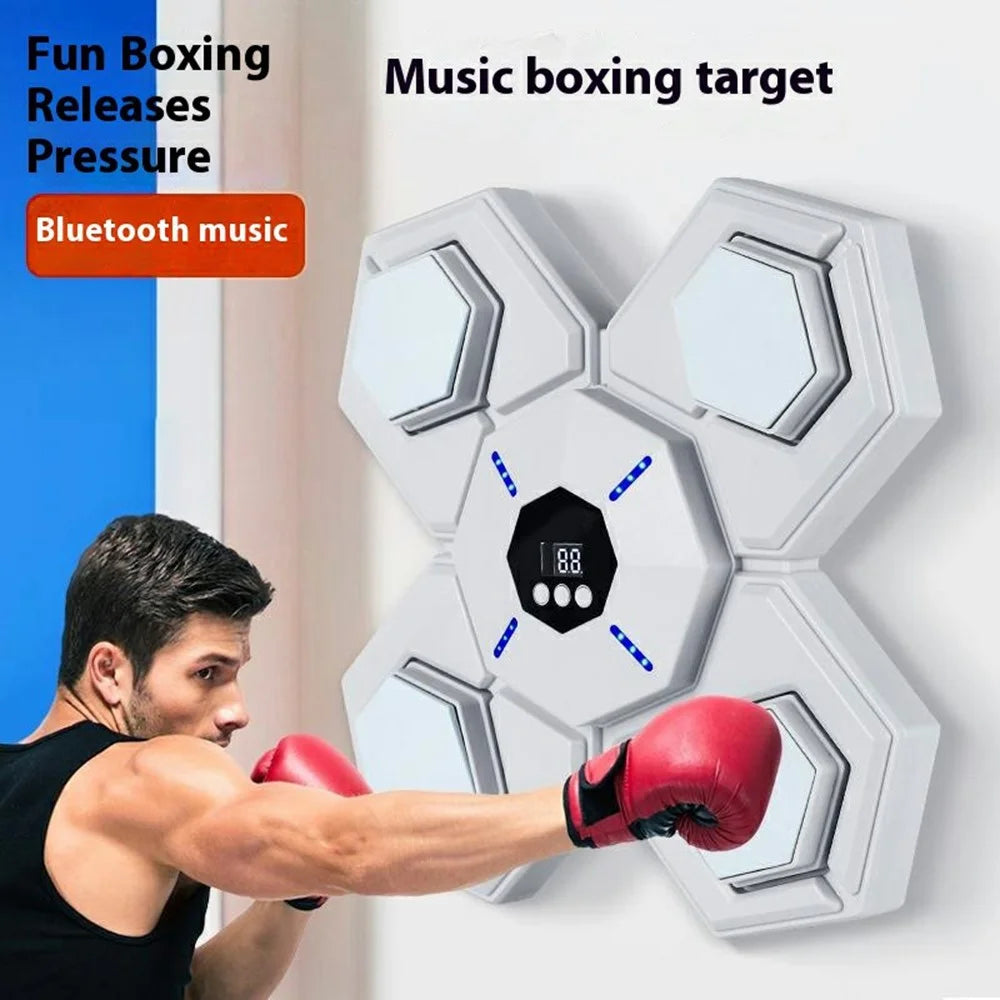 AL789275 Smart Bluetooth-compatible Music Boxing Machine Wall Mounted Boxing Target with Adults Gloves - 3