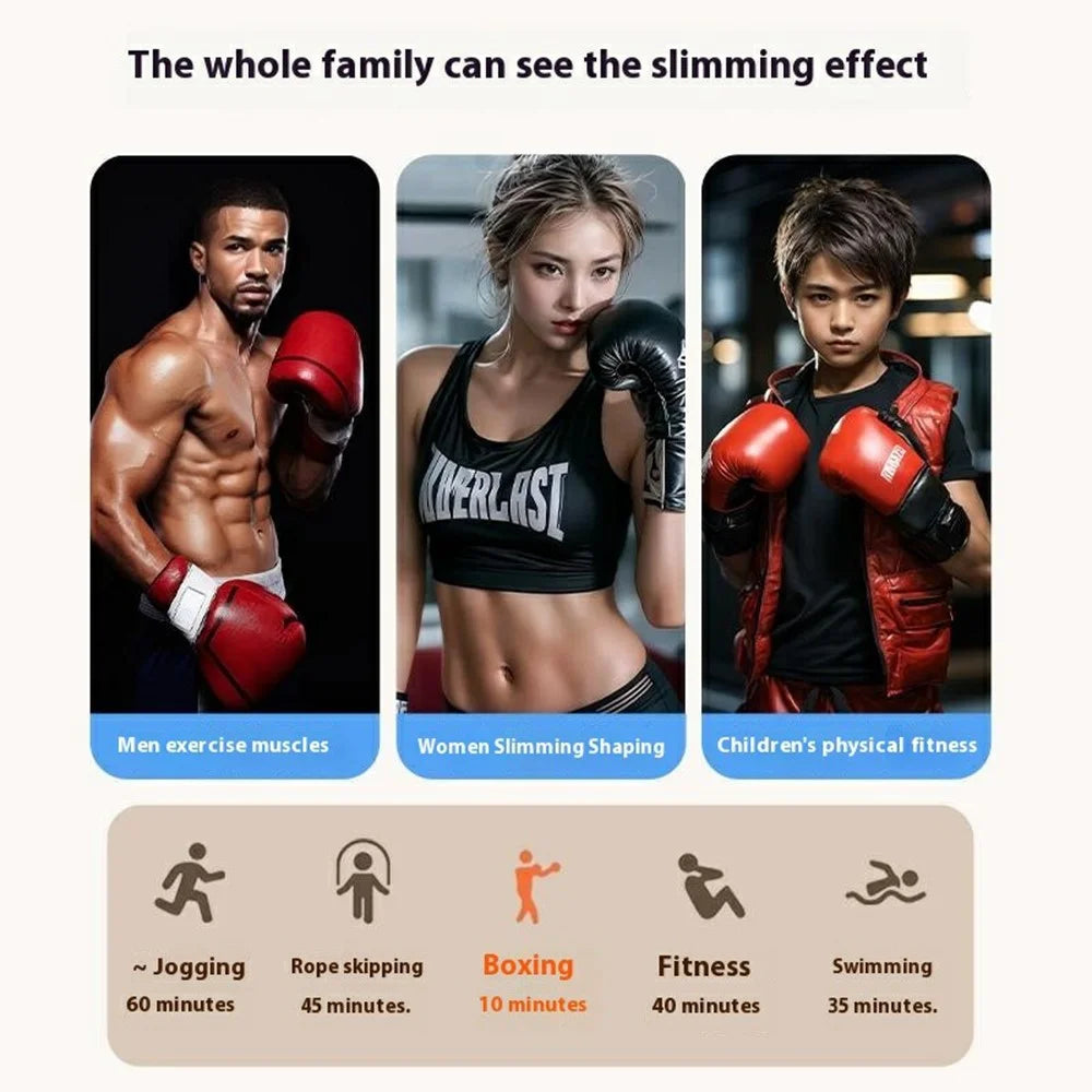 AL789275 Smart Bluetooth-compatible Music Boxing Machine Wall Mounted Boxing Target with Adults Gloves - 4