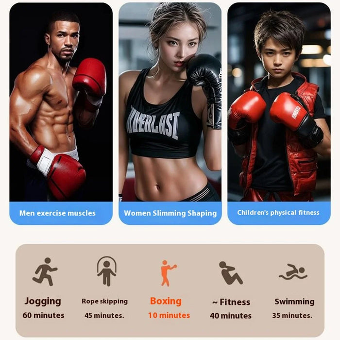 AL789275 Smart Bluetooth-compatible Music Boxing Machine Wall Mounted Boxing Target with Adults and Kids Gloves - 2