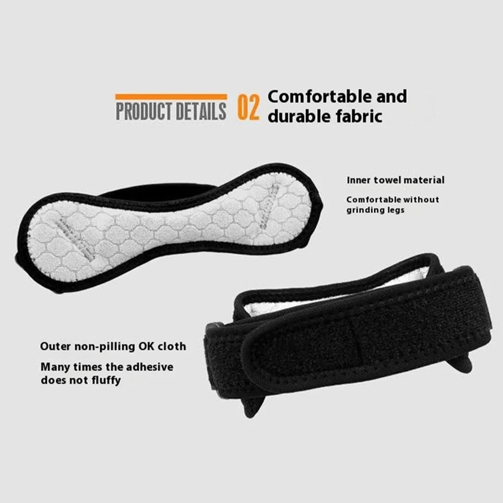 AOLIKES A-7918 1Pc Sports Bi-Directional Compression Patella Strap Built-In Silicone Pad Knee Patella Brace - 3
