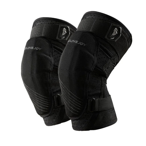 GOLOVEJOY HX37 Knee Brace for Outdoor Skiing Cycling Shock Absorption EVA Knee Protector Size L - 1