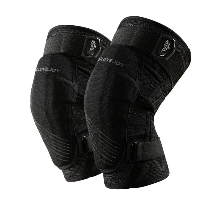 GOLOVEJOY HX37 Knee Brace for Outdoor Skiing Cycling Shock Absorption EVA Knee Protector Size XL - 1
