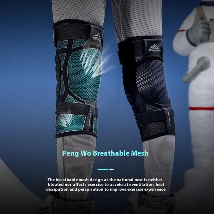 GOLOVEJOY HX37 Knee Brace for Outdoor Skiing Cycling Shock Absorption EVA Knee Protector Size XL - 5