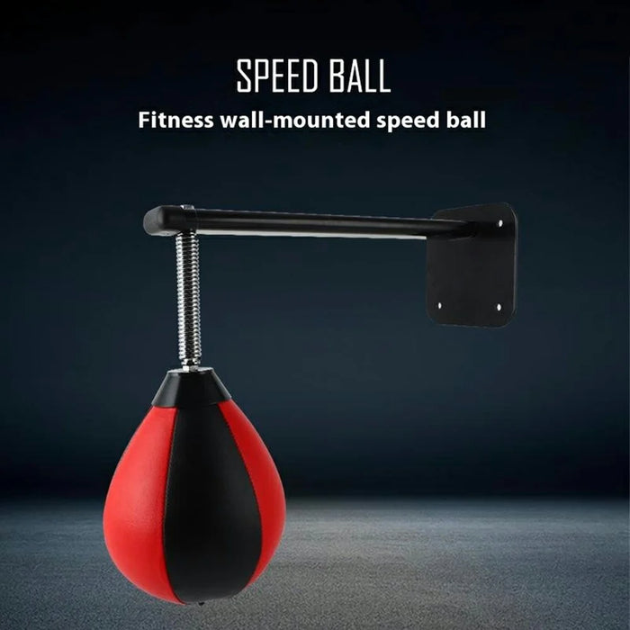 JX-158 Wall Mounted Boxing Speed Ball Sanda Ball Inflatable Pear Shaped Martial Arts Ball - 2